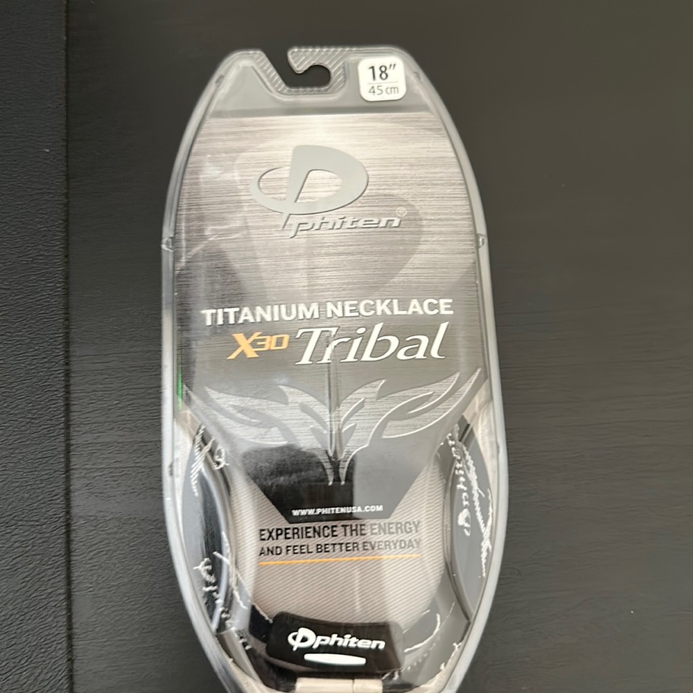 phiten titanium necklace X30 tribal